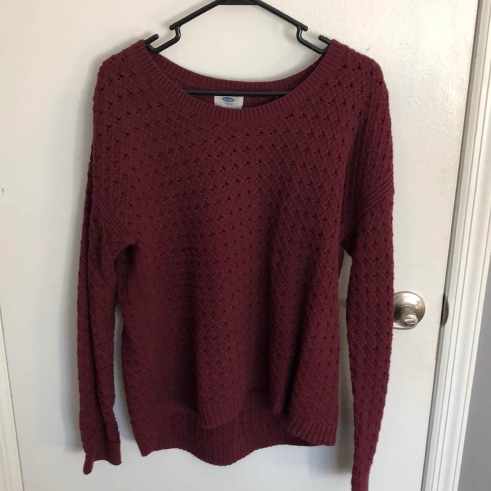 Cranberry sweater great condition